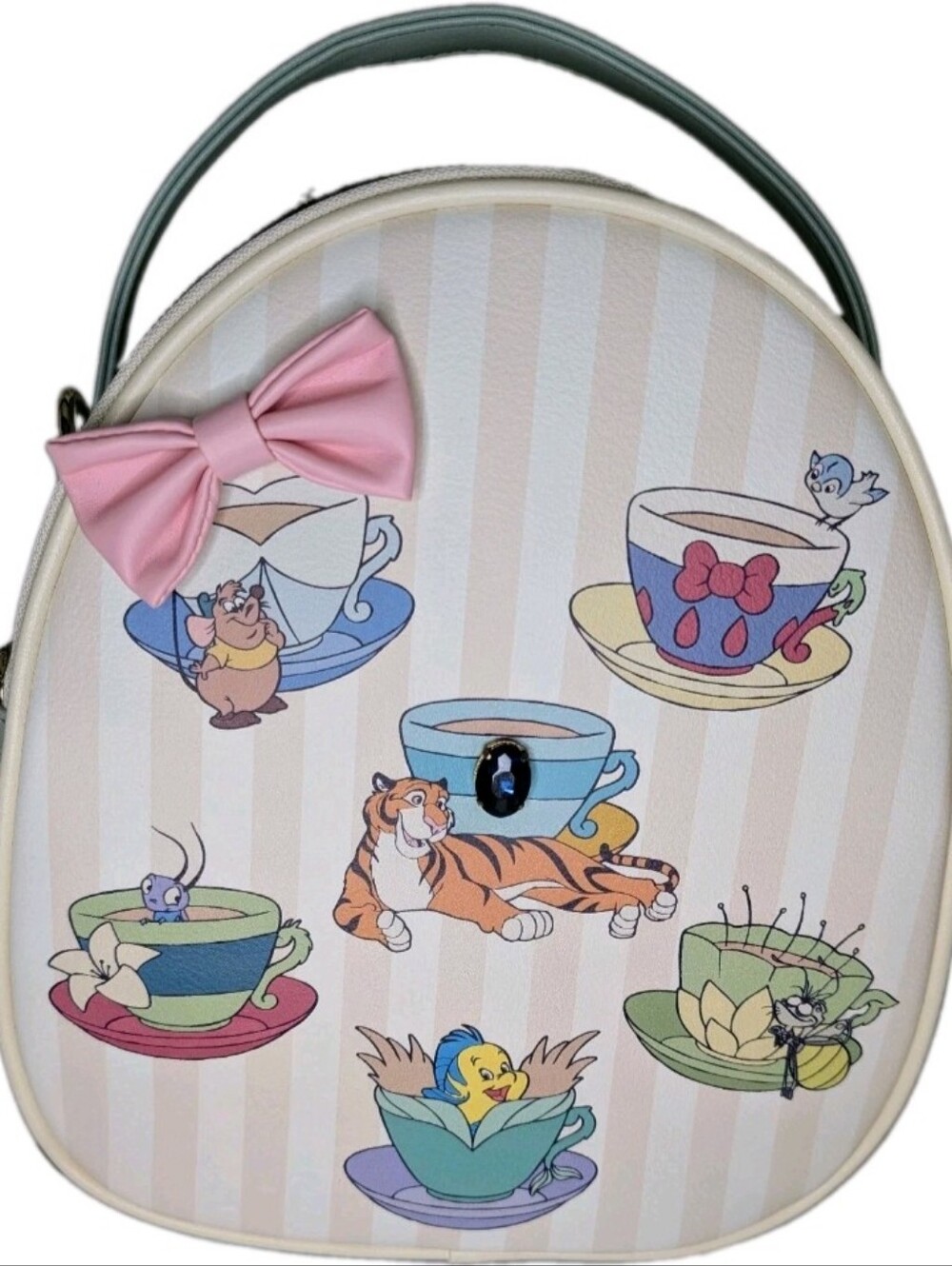 Disney Princess Teacups & Friends Sidekicks Ruffled Mini Convertible Backpack